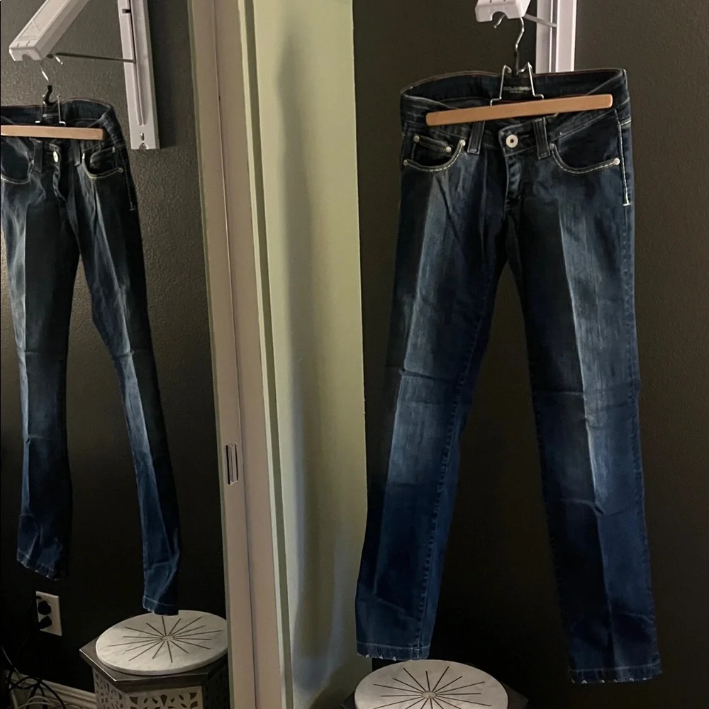 Dolce & Gabbana Dark Blue Straight Leg Jeans, mens waist 28 - Picture 3 of 10